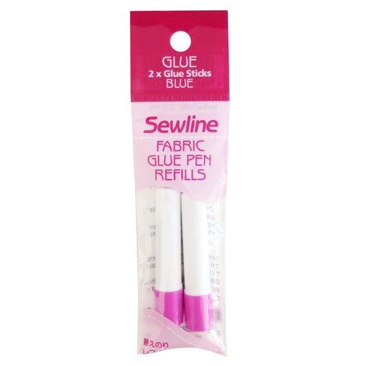 Sewline Fabric Glue Pen Refills 2x Blue