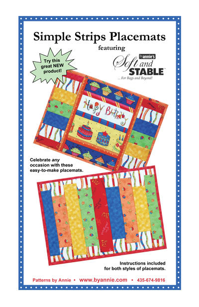 By Annie - Simple Strips Placemats